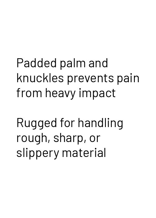 Padded Palm And Knuckles Prevents Pain Text